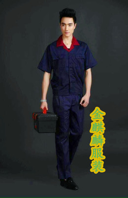 工作服厂家直销,物美价廉图片_高清图_细节图-河南金麒麟服装 -